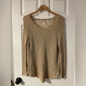 Free People sweater with lace back